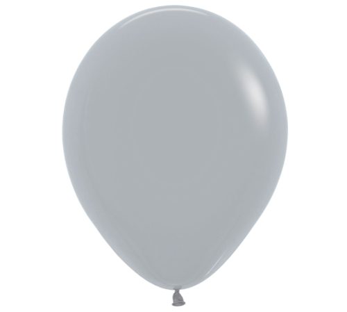 Grey Colour Helium Latex Balloon